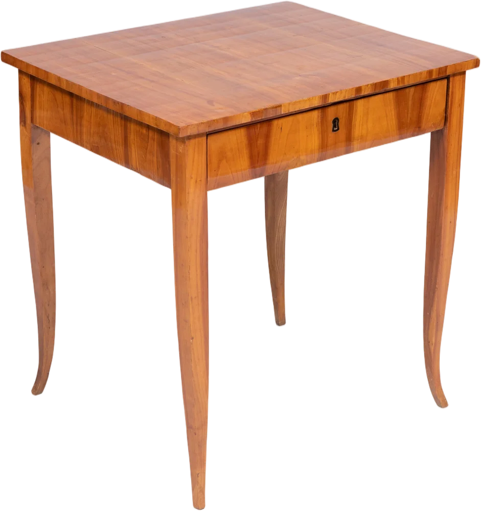 Zierliches Biedermeier- Salontischchen. Frei stellbar.