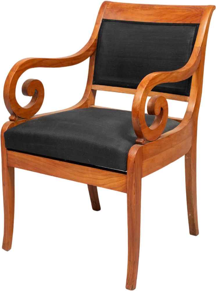 Biedermeier- Armlehnsessel.