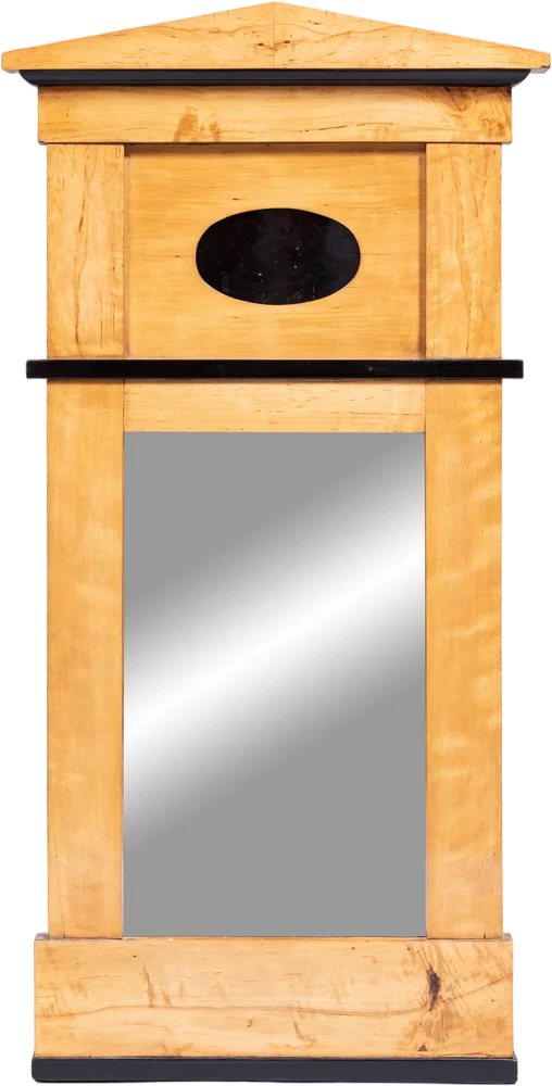 Biedermeier- Salonspiegel.